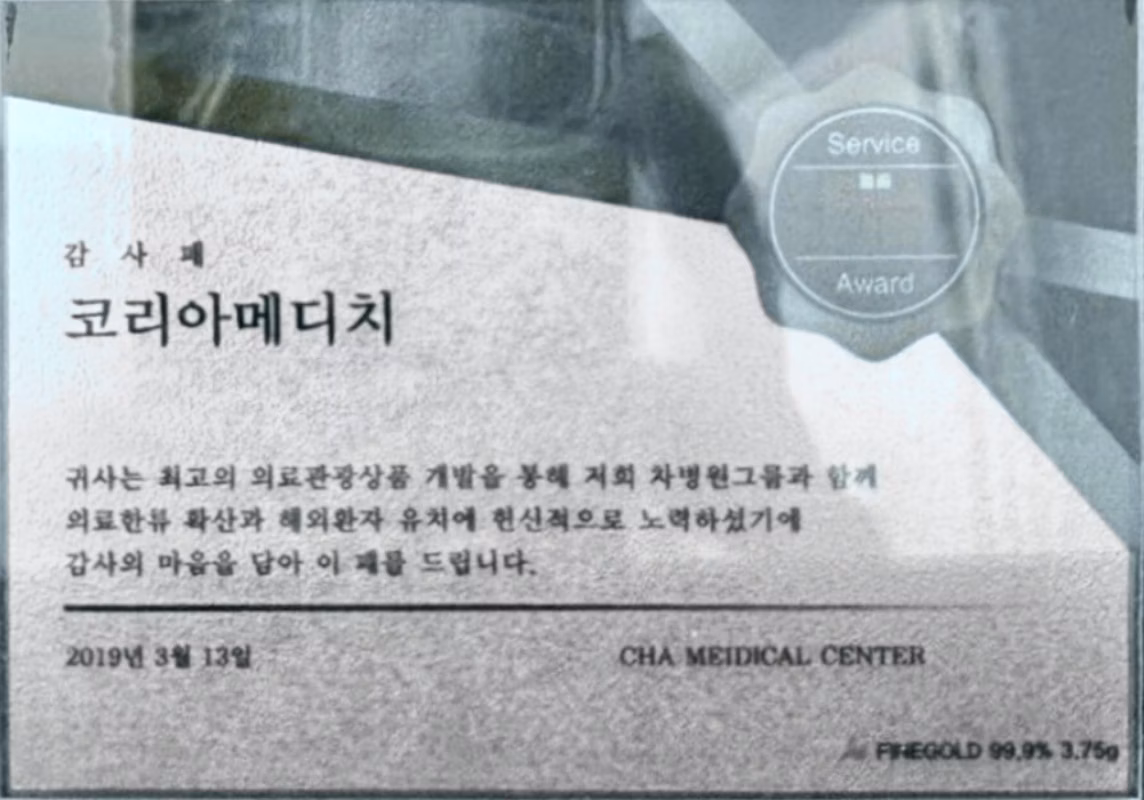 Рабочий момент Korea Medici